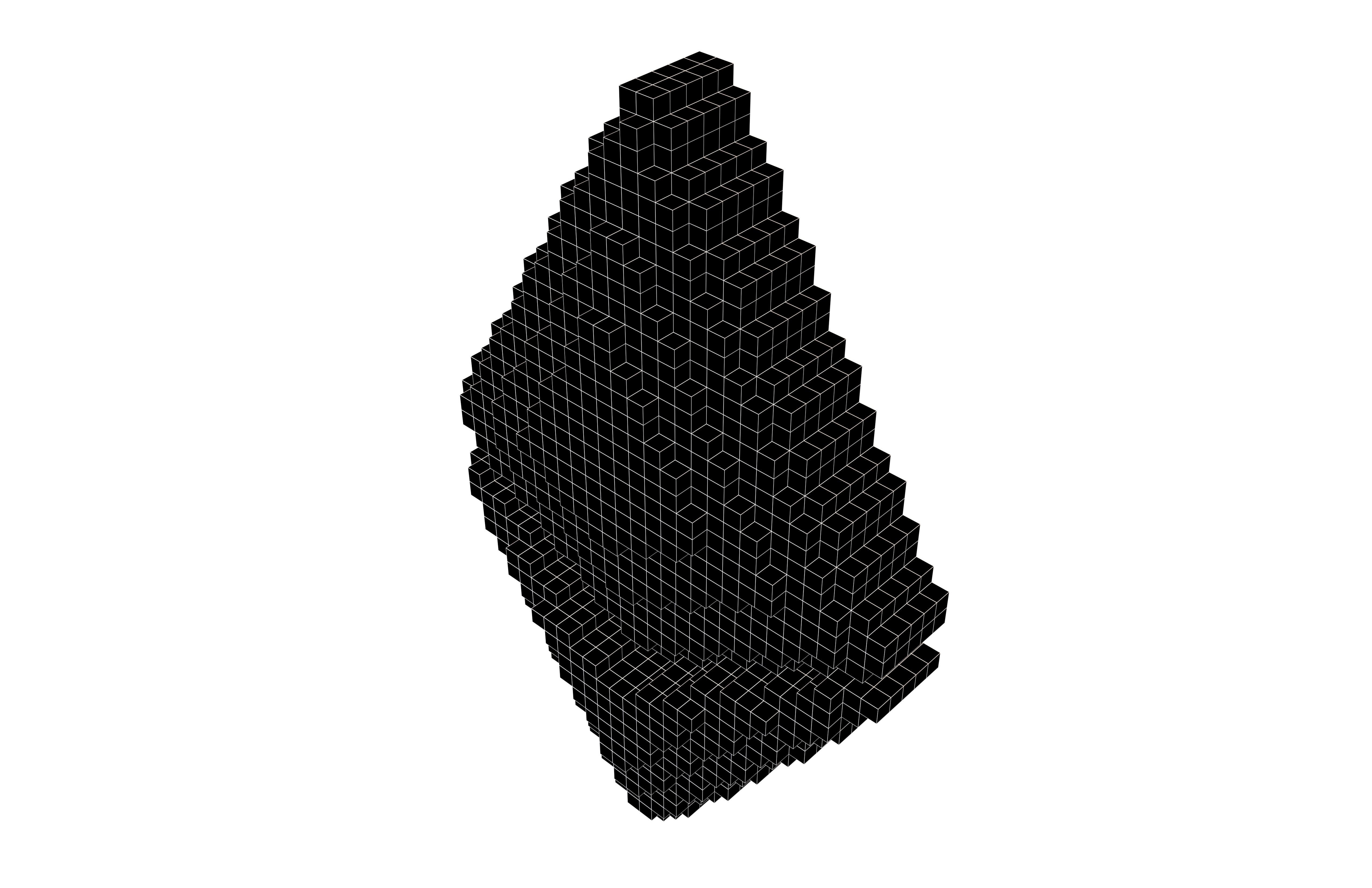 Voxel Ethereum v2 004 Low-poly 3D model_6