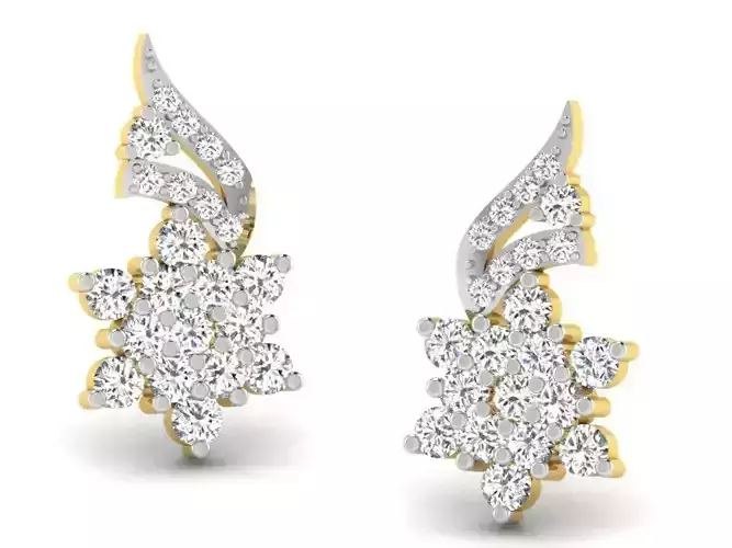 Solitaire Women Earring