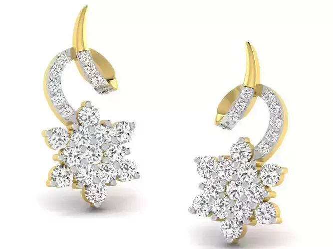 Solitaire Women Earring