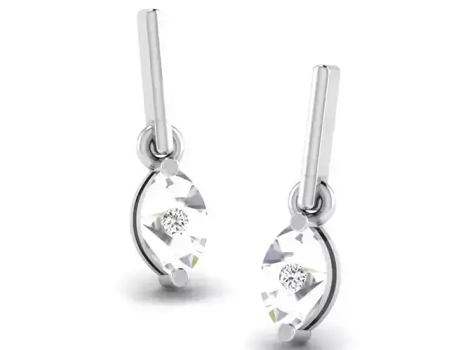 Solitaire Women Earring
