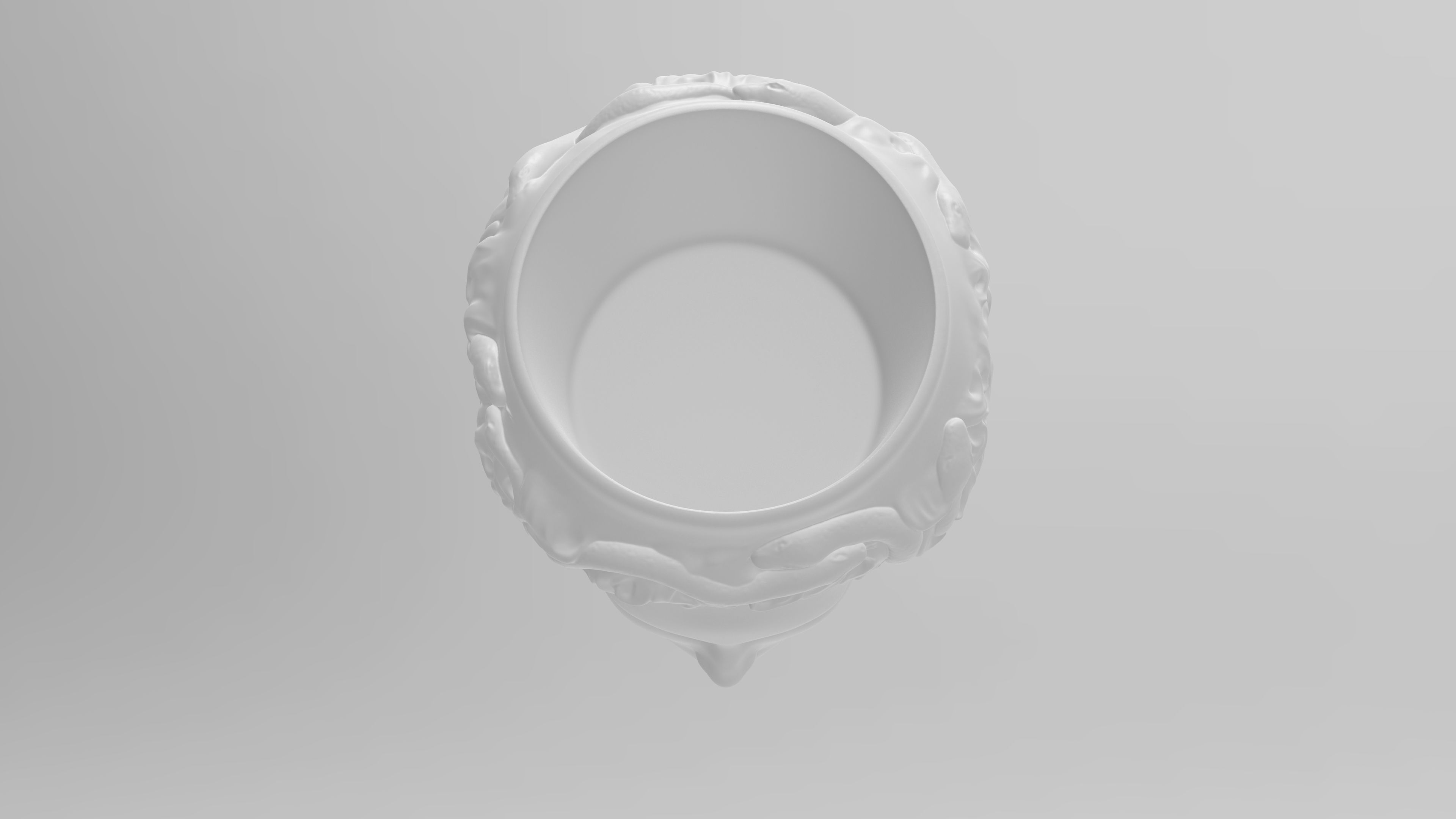 Medusa Gorgon vase 3d print model 3D print model_26