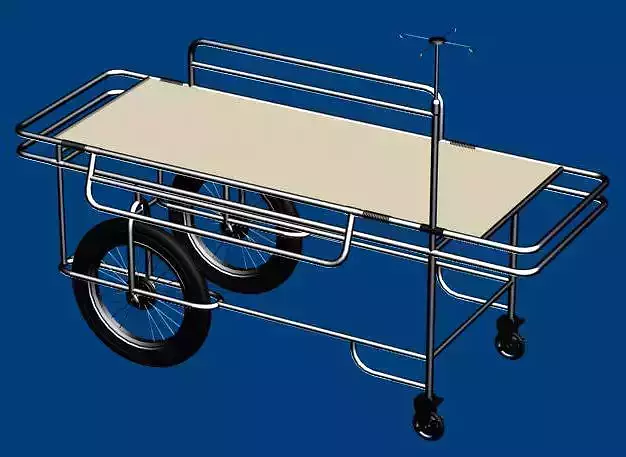Hammer medical trolley
