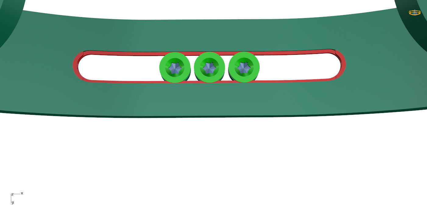 Moving Diamonds Bracelet 3D print model_15