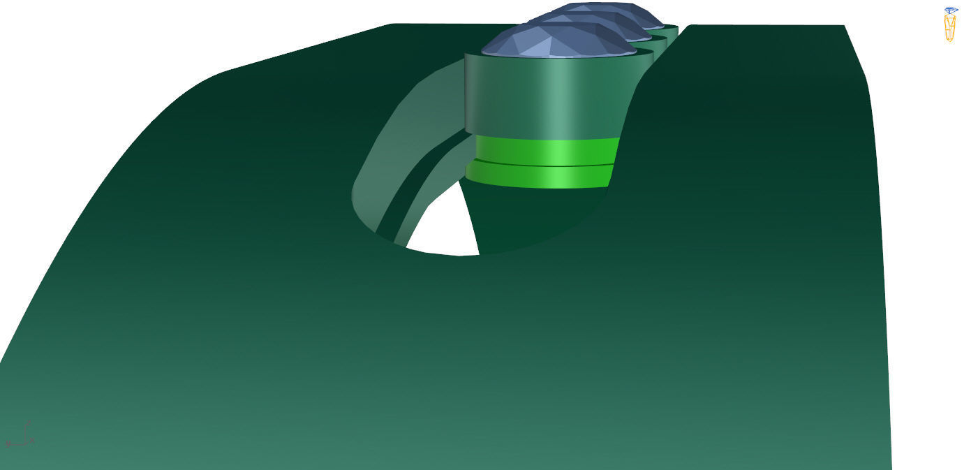 Moving Diamonds Bracelet 3D print model_28