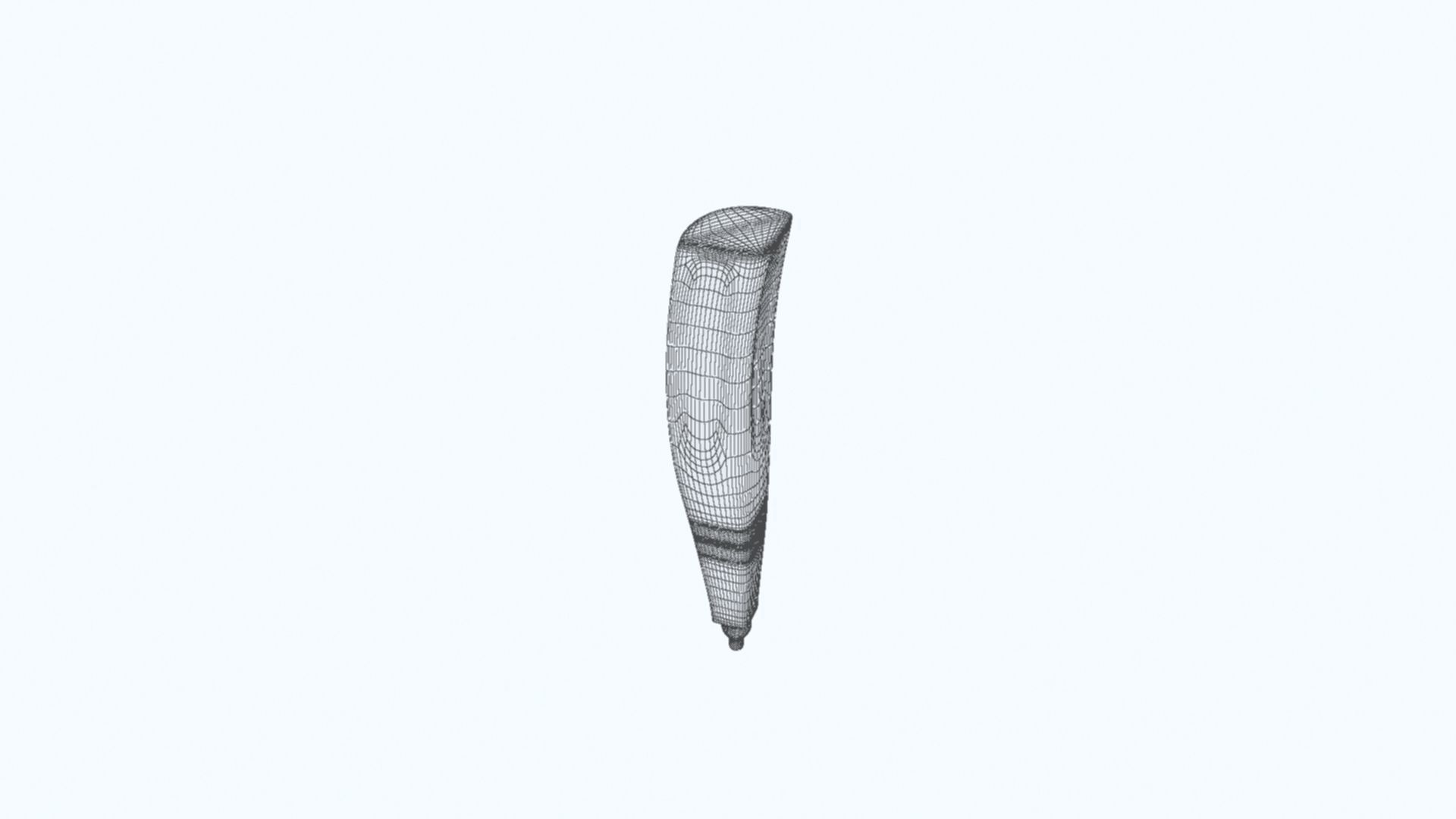 Furniture Leg 1 - FL1 3D print model_5