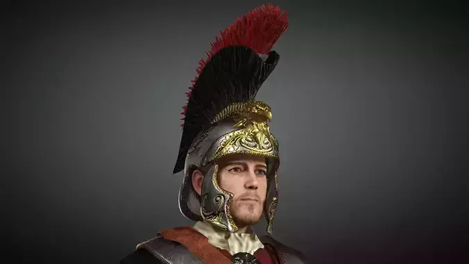 roman eagle High quality character full Rigged and Animated 