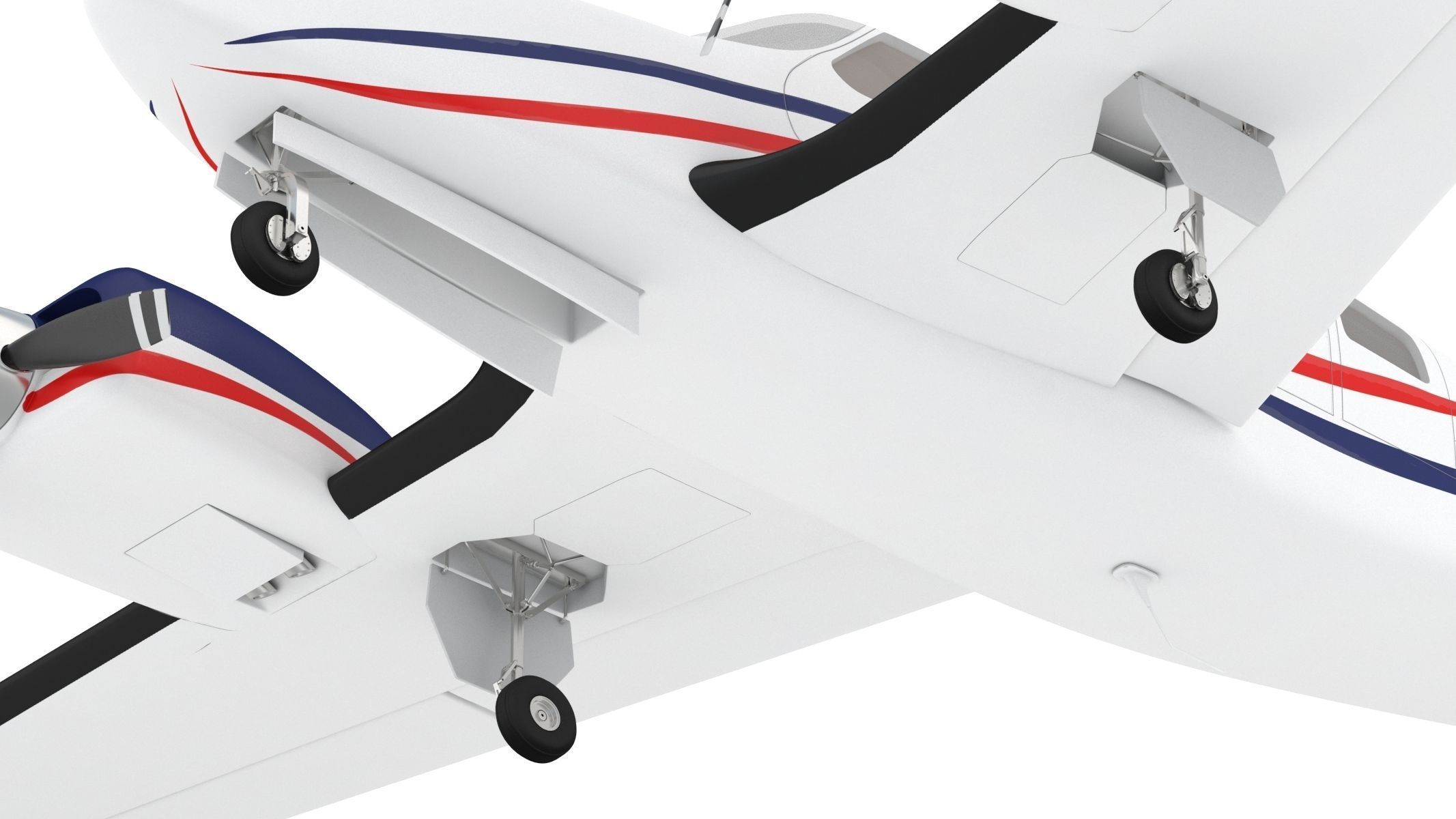 Beechcraft Baron G58 3D model_19