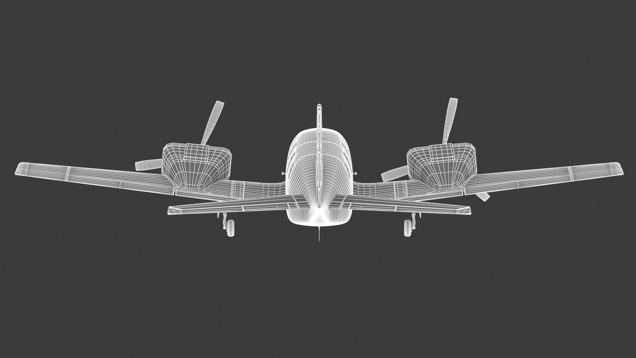 Beechcraft Baron G58 3D model_23