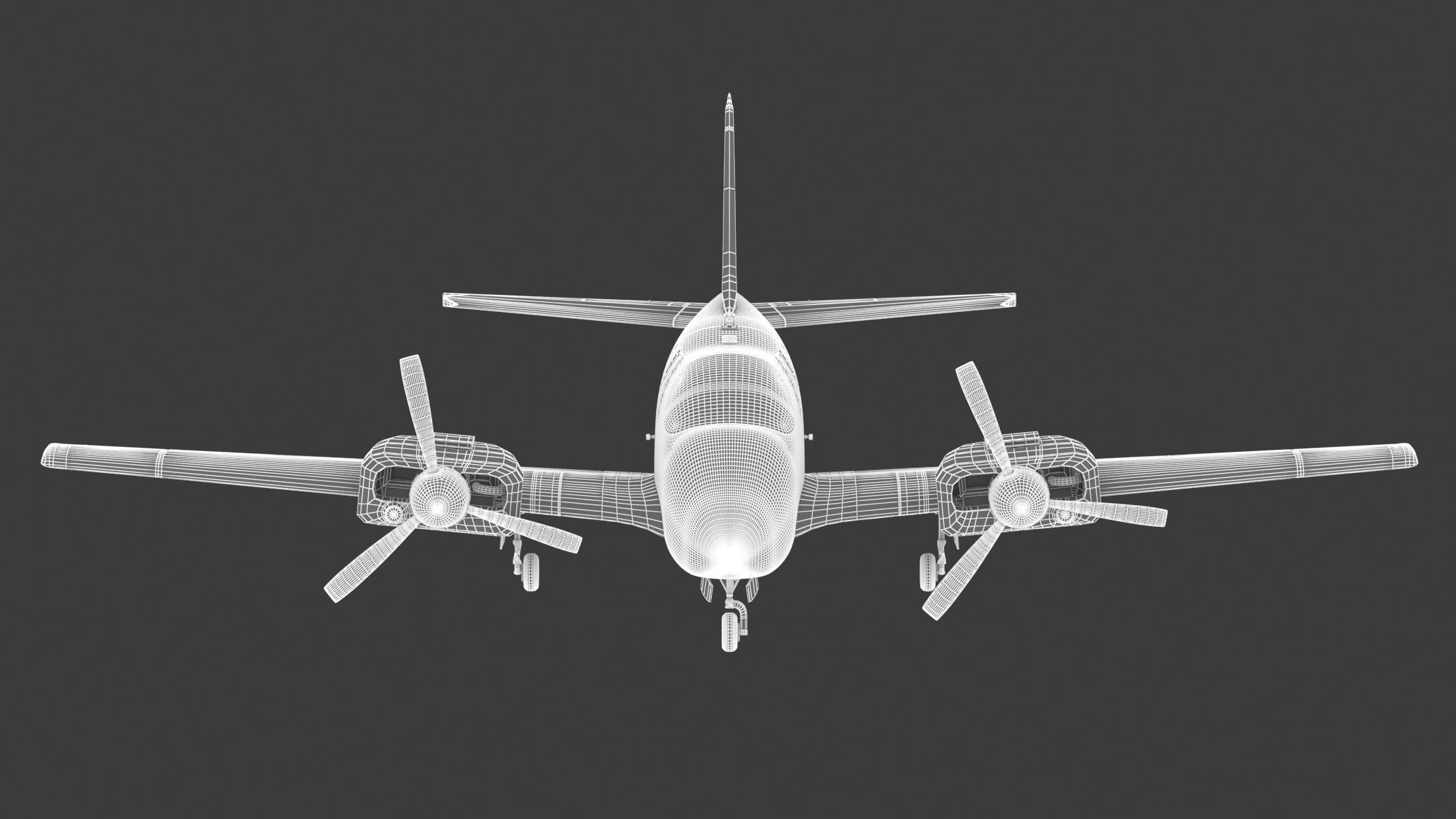 Beechcraft Baron G58 3D model_27