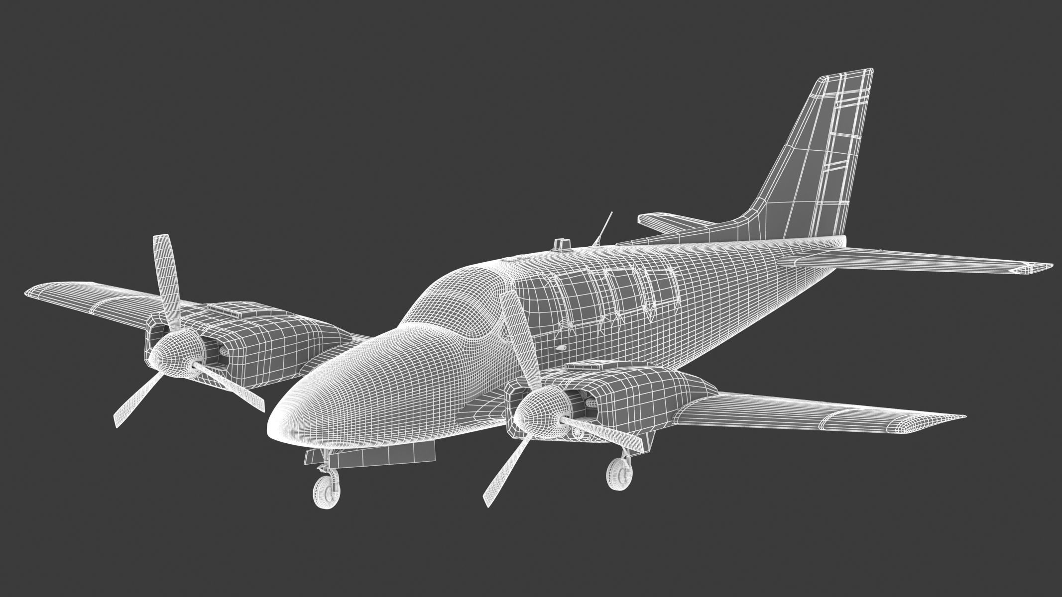 Beechcraft Baron G58 3D model_26