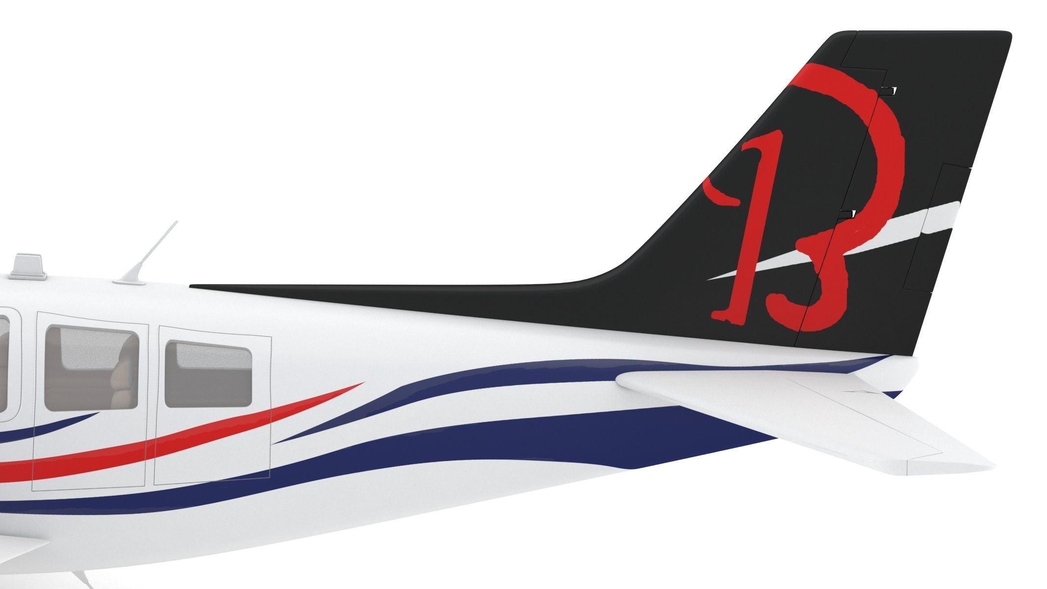 Beechcraft Baron G58 3D model_15