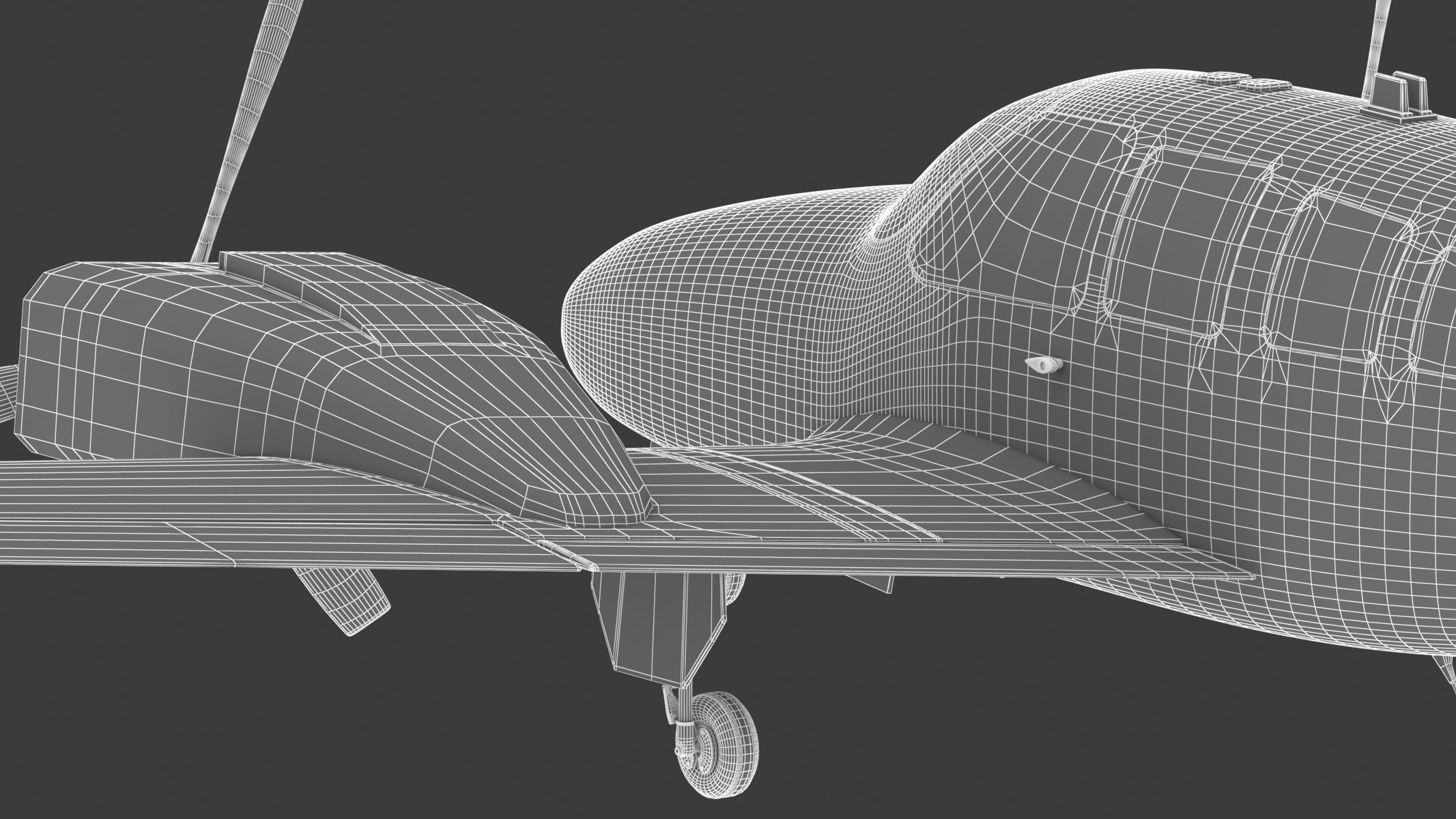 Beechcraft Baron G58 3D model_34