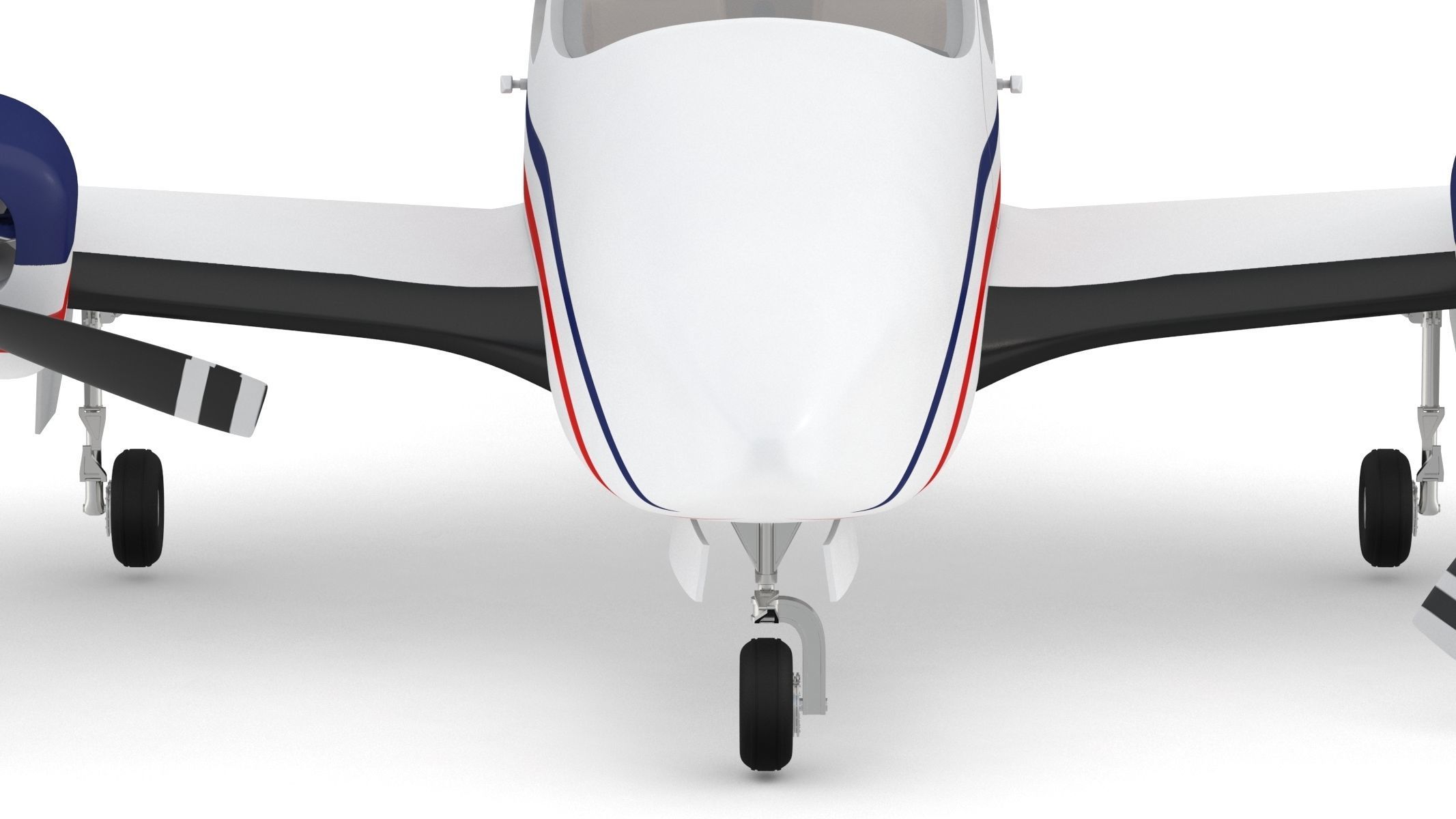 Beechcraft Baron G58 3D model_17