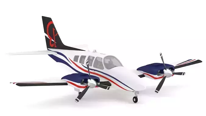 Beechcraft Baron G58 3D model