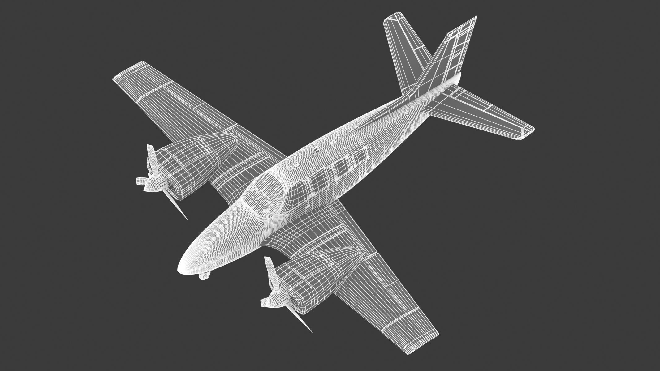 Beechcraft Baron G58 3D model_28