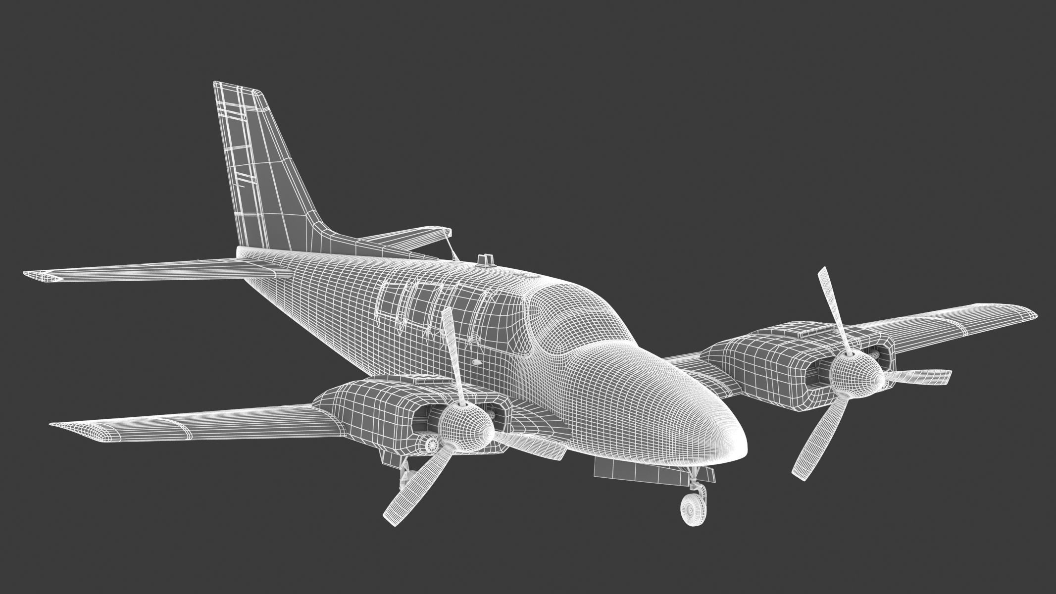 Beechcraft Baron G58 3D model_20