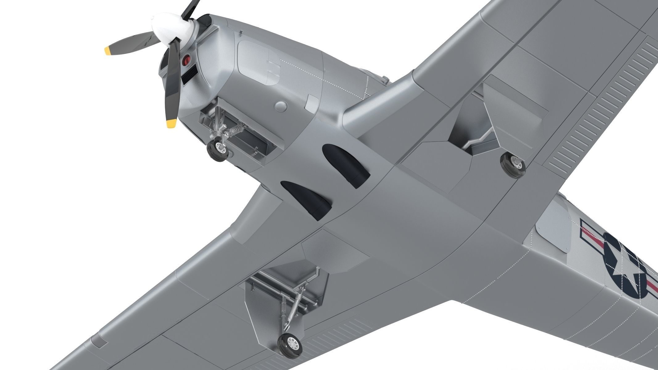 Beechcraft T-34 Mentor 3D model_19