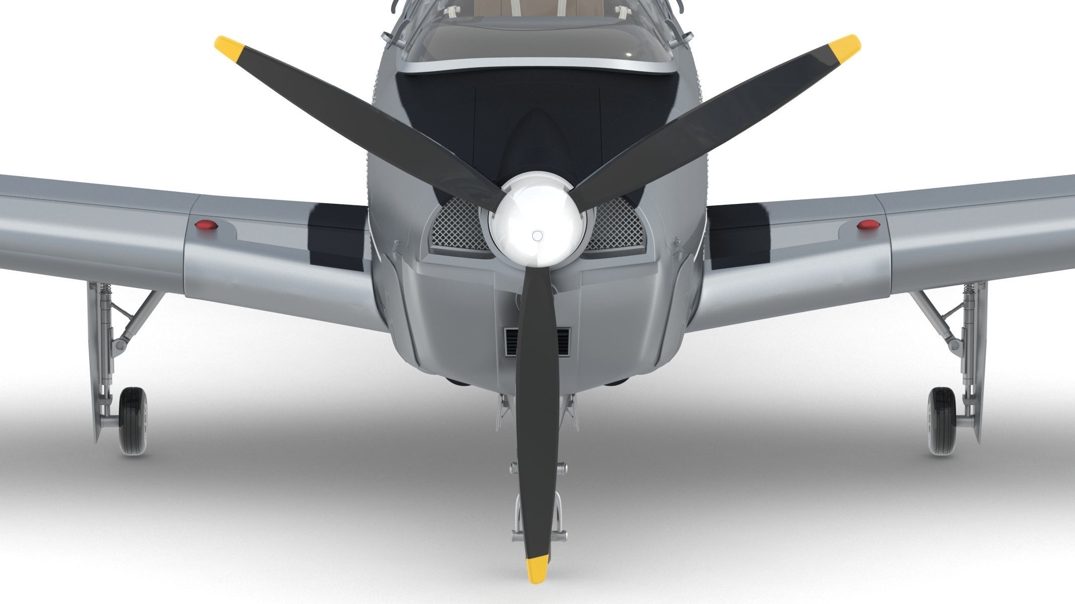 Beechcraft T-34 Mentor 3D model_16