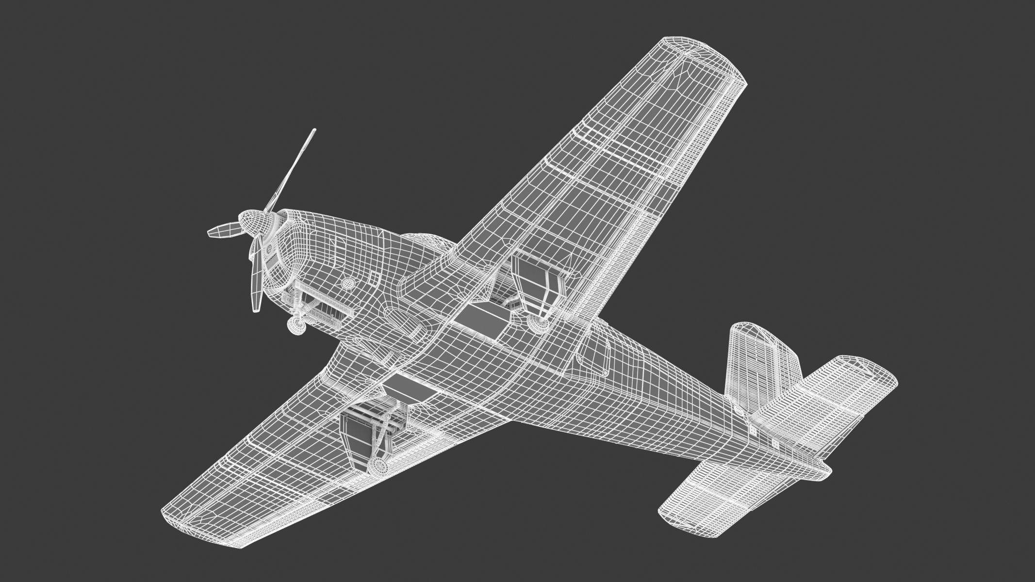 Beechcraft T-34 Mentor 3D model_29
