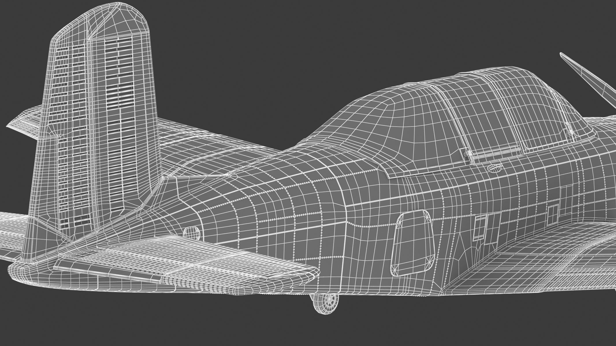 Beechcraft T-34 Mentor 3D model_32