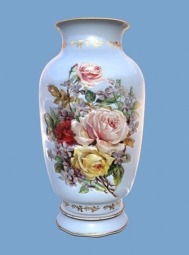 Porcelain Vase Fiona-2 Low-poly 3D model