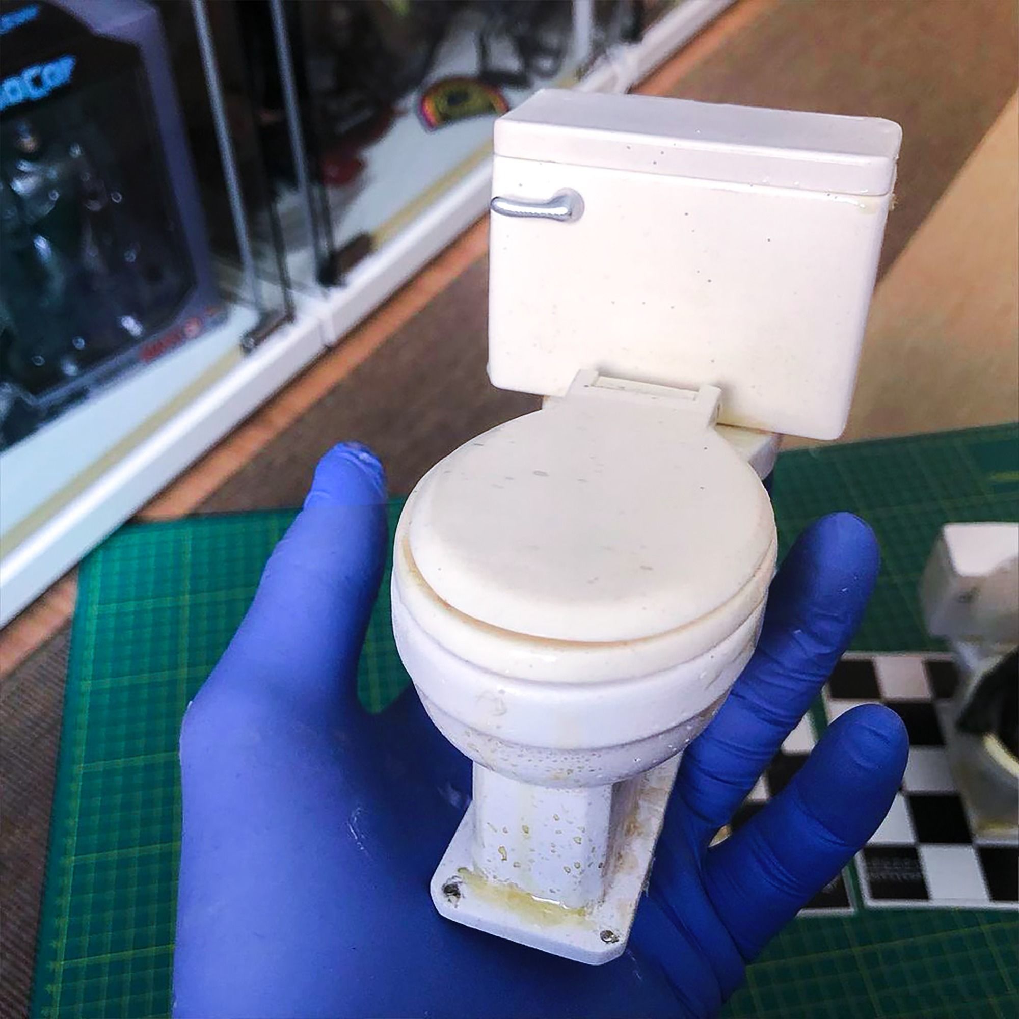 Toilet classic WC printer model 3D model_7