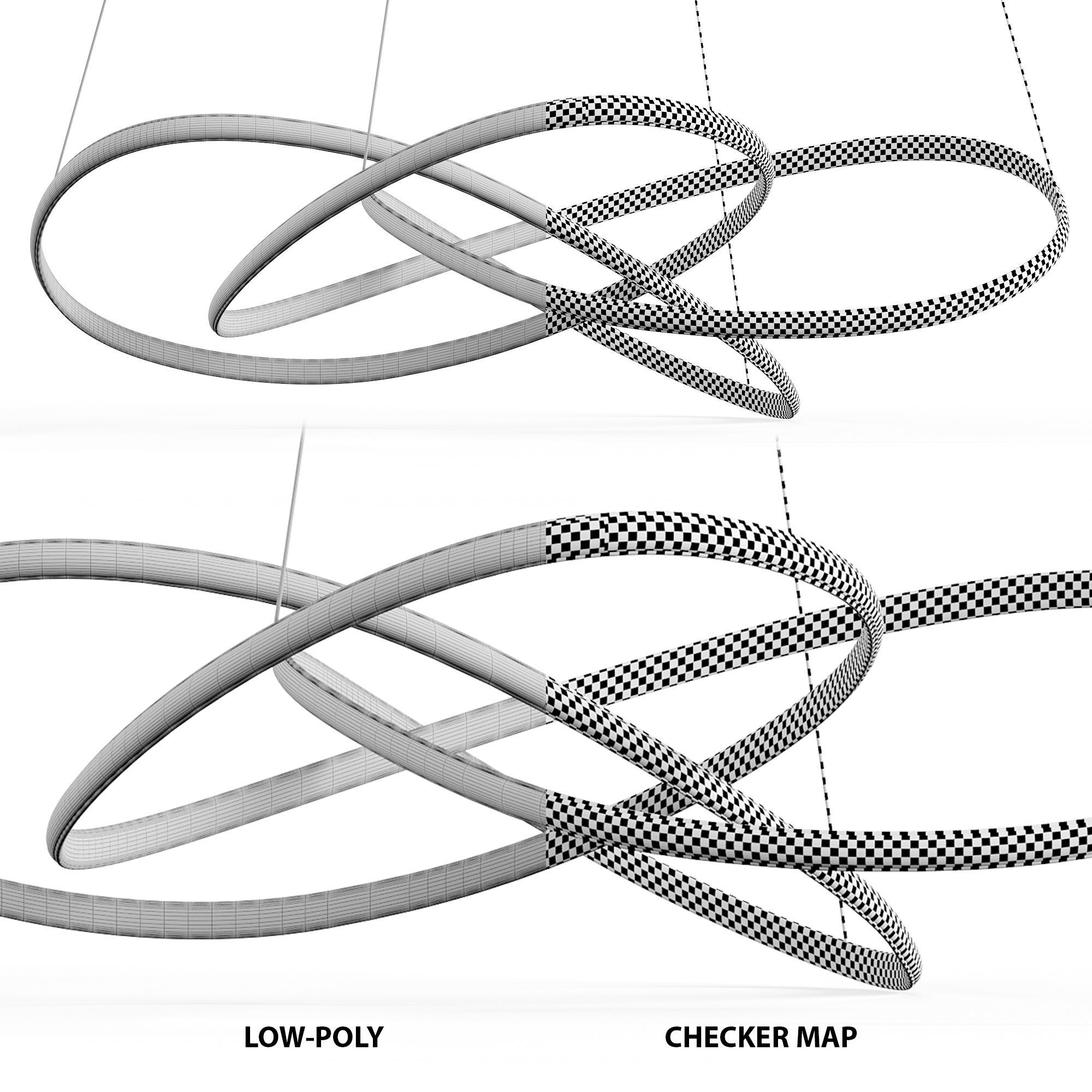 Nova Luce Treccia Infinity Collection 3D model_5