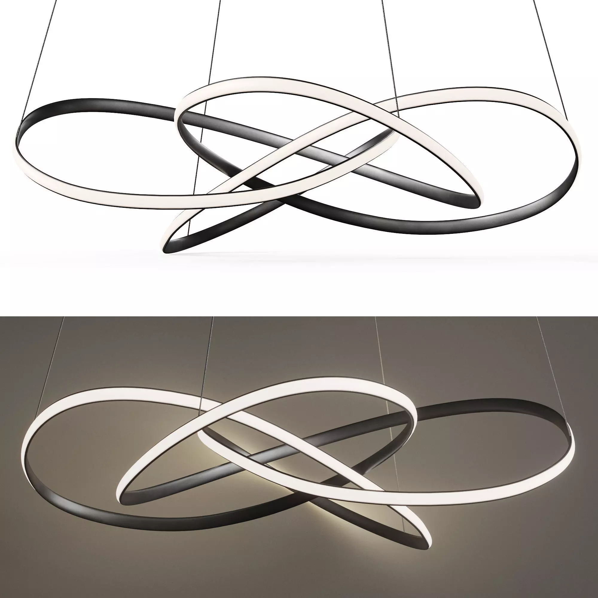 Nova Luce Treccia Infinity Collection 3D model_0