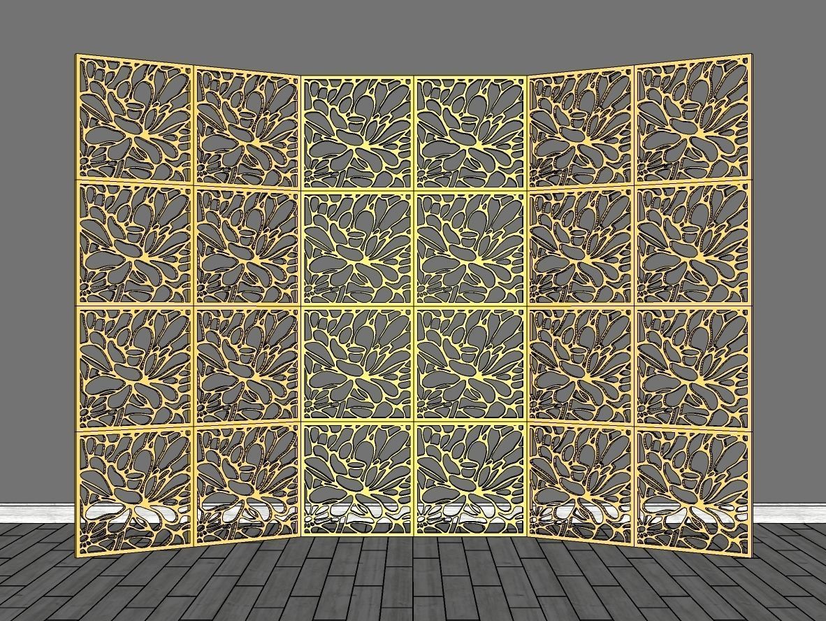 Decorative Panel 10 3D model_8