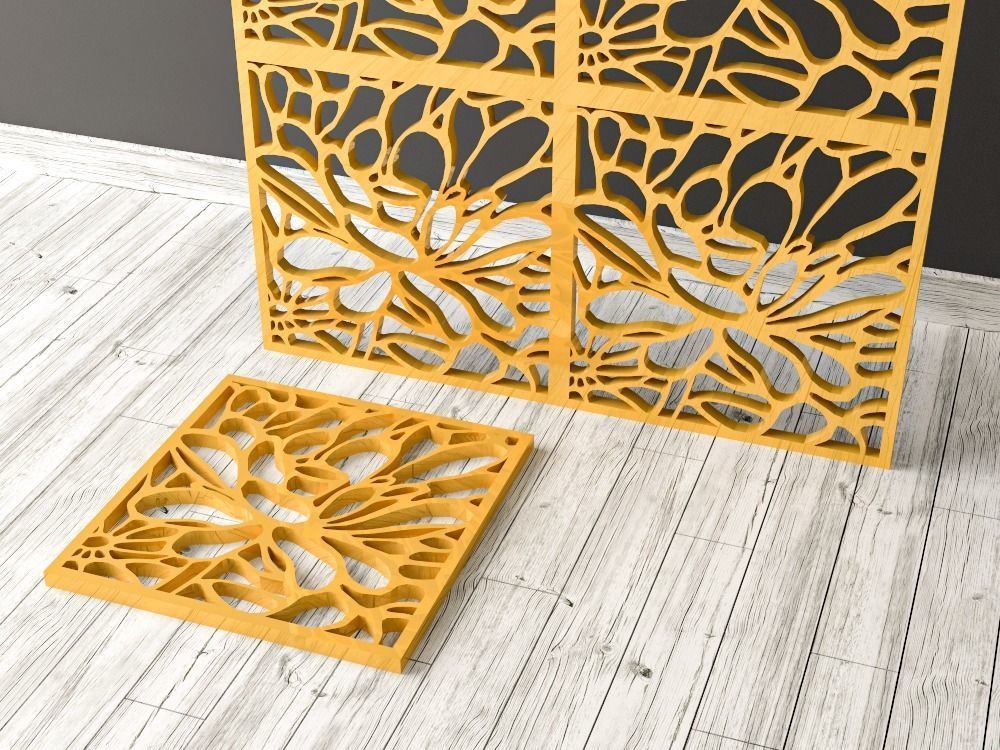 Decorative Panel 10 3D model_1