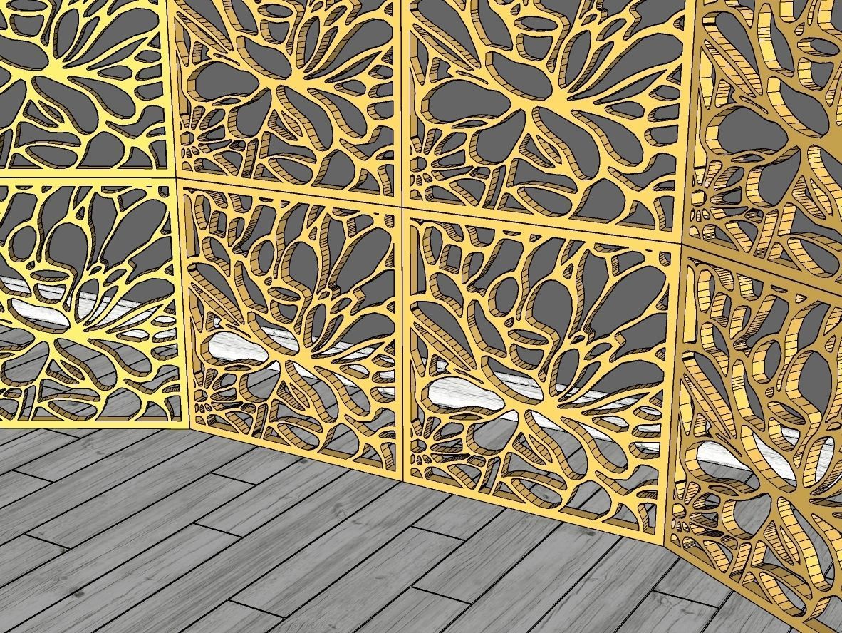 Decorative Panel 10 3D model_9