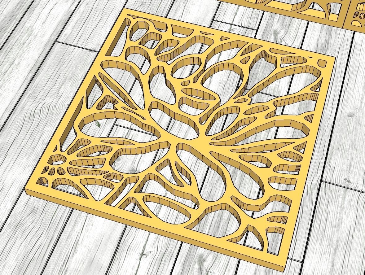 Decorative Panel 10 3D model_11