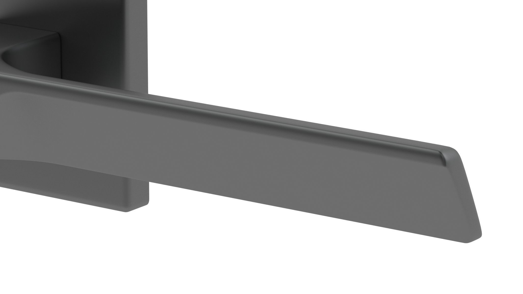 Carlisle Brass Manital Flash Door Handle Matt Black 3D model_4