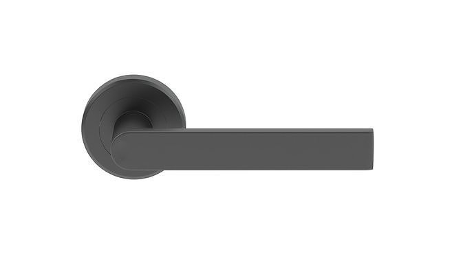 Carlisle Brass Serozzetta Edge Door Handle Matt Black 3D model