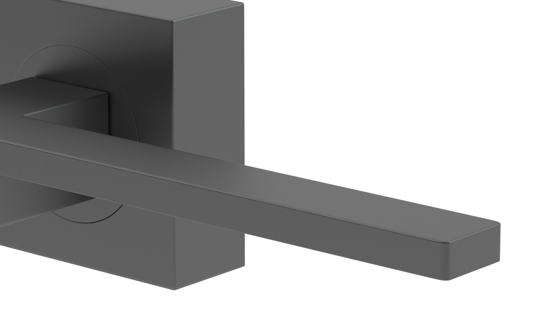 Carlisle Brass Serozzetta Equi Door Handle Matt Black 3D model_4