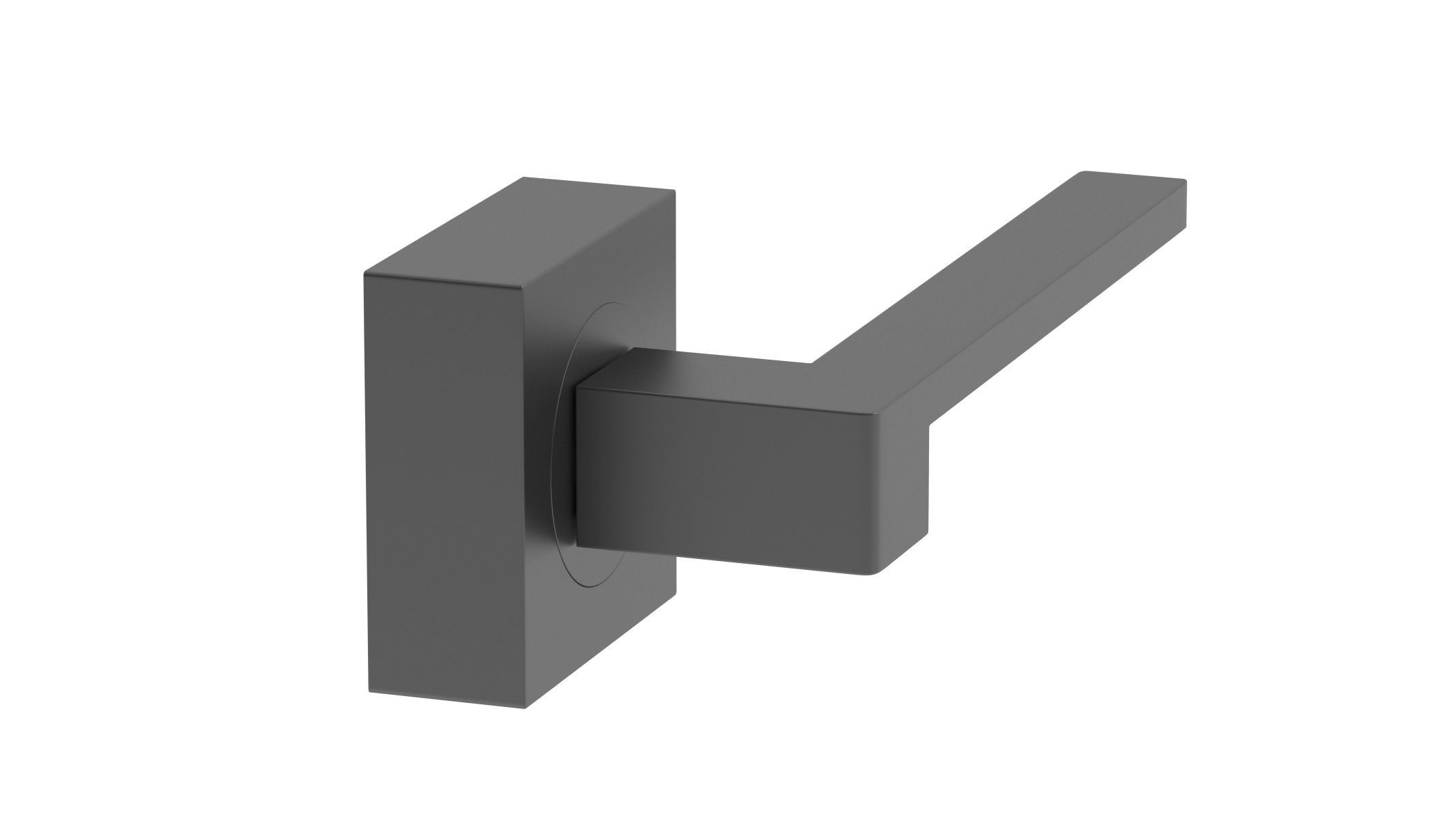 Carlisle Brass Serozzetta Equi Door Handle Matt Black 3D model_1