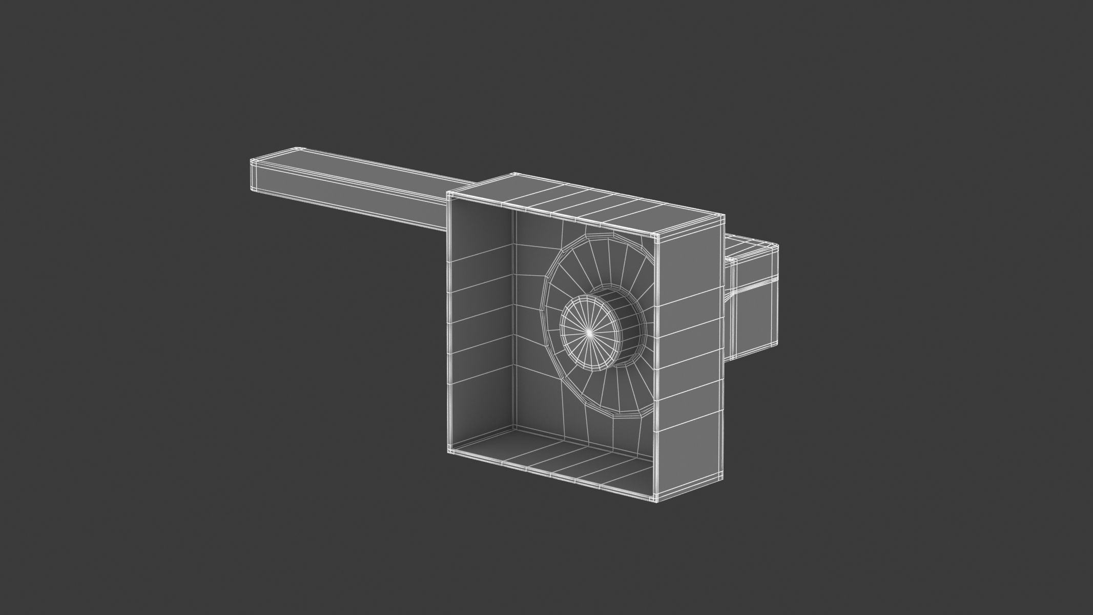 Carlisle Brass Serozzetta Equi Door Handle Matt Black 3D model_7