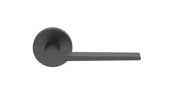 Carlisle Brass Velino Door Handle Matt Black 3D model