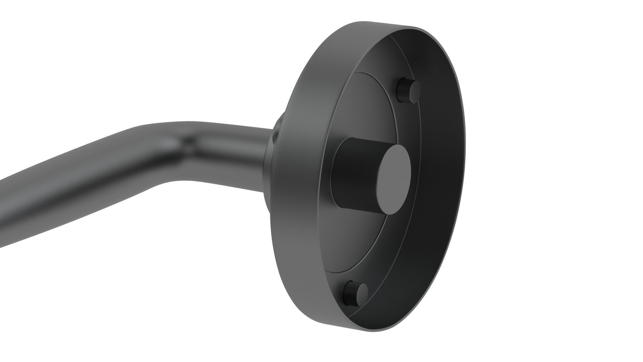 Circle Stonebridge Curl Door Handle 3D model_3