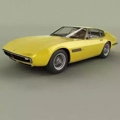 Maserati Ghibli 1967 3D model