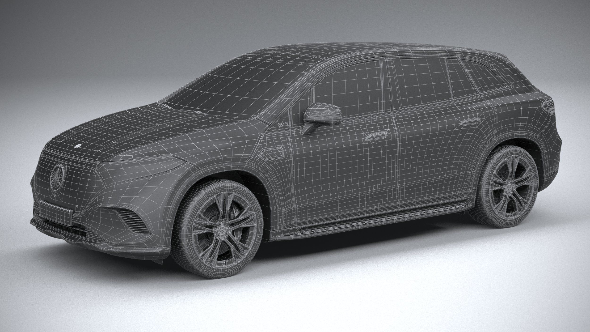 Mercedes-Benz EQS SUV Base 2023 3D model_28