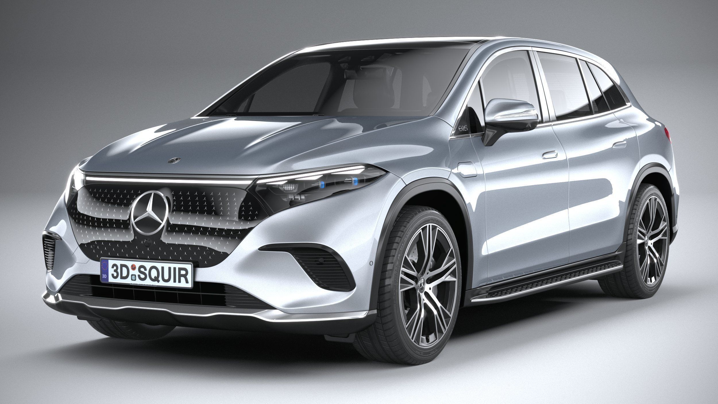 Mercedes-Benz EQS SUV Base 2023 3D model_2