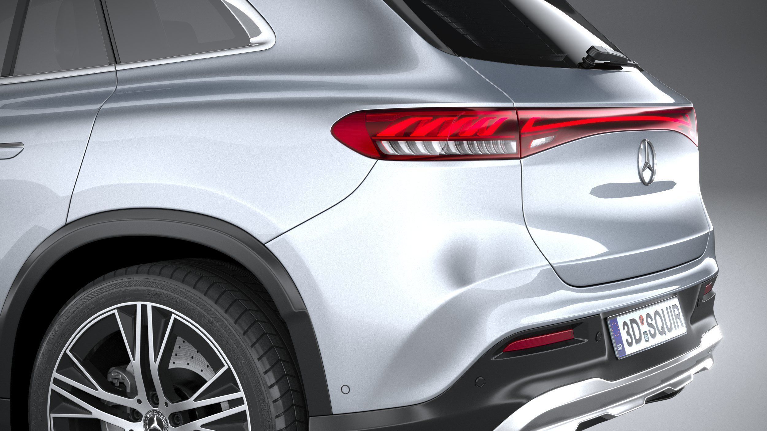 Mercedes-Benz EQS SUV Base 2023 3D model_6