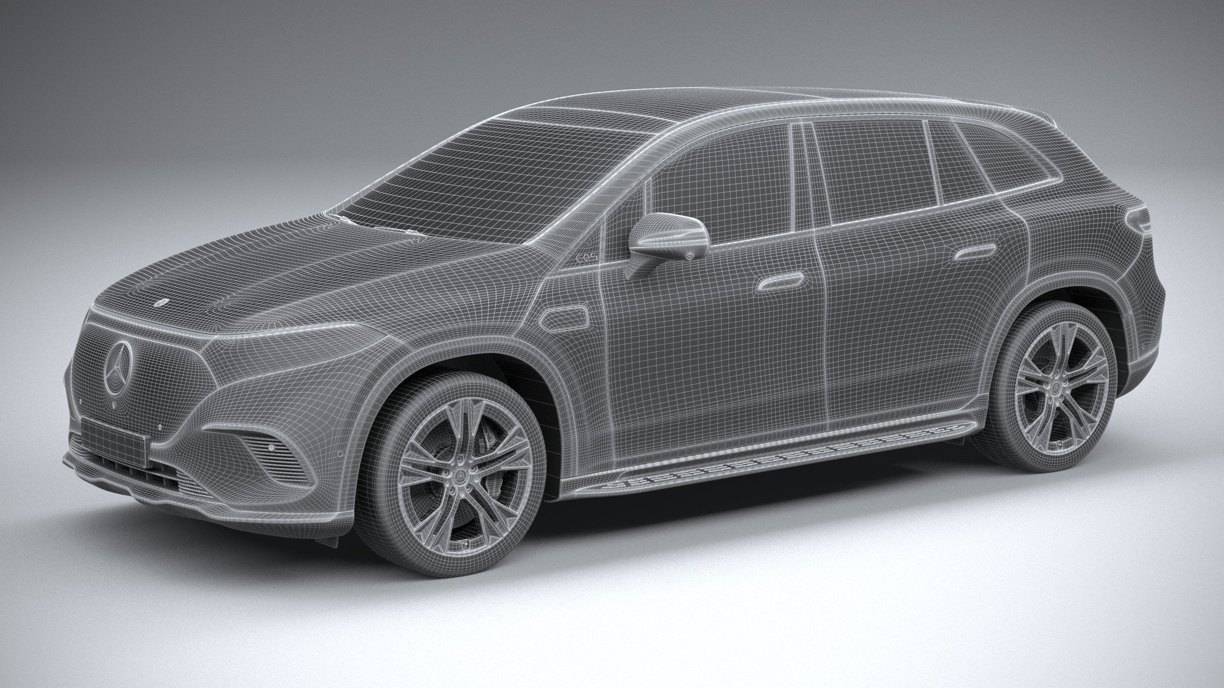 Mercedes-Benz EQS SUV Base 2023 3D model_26