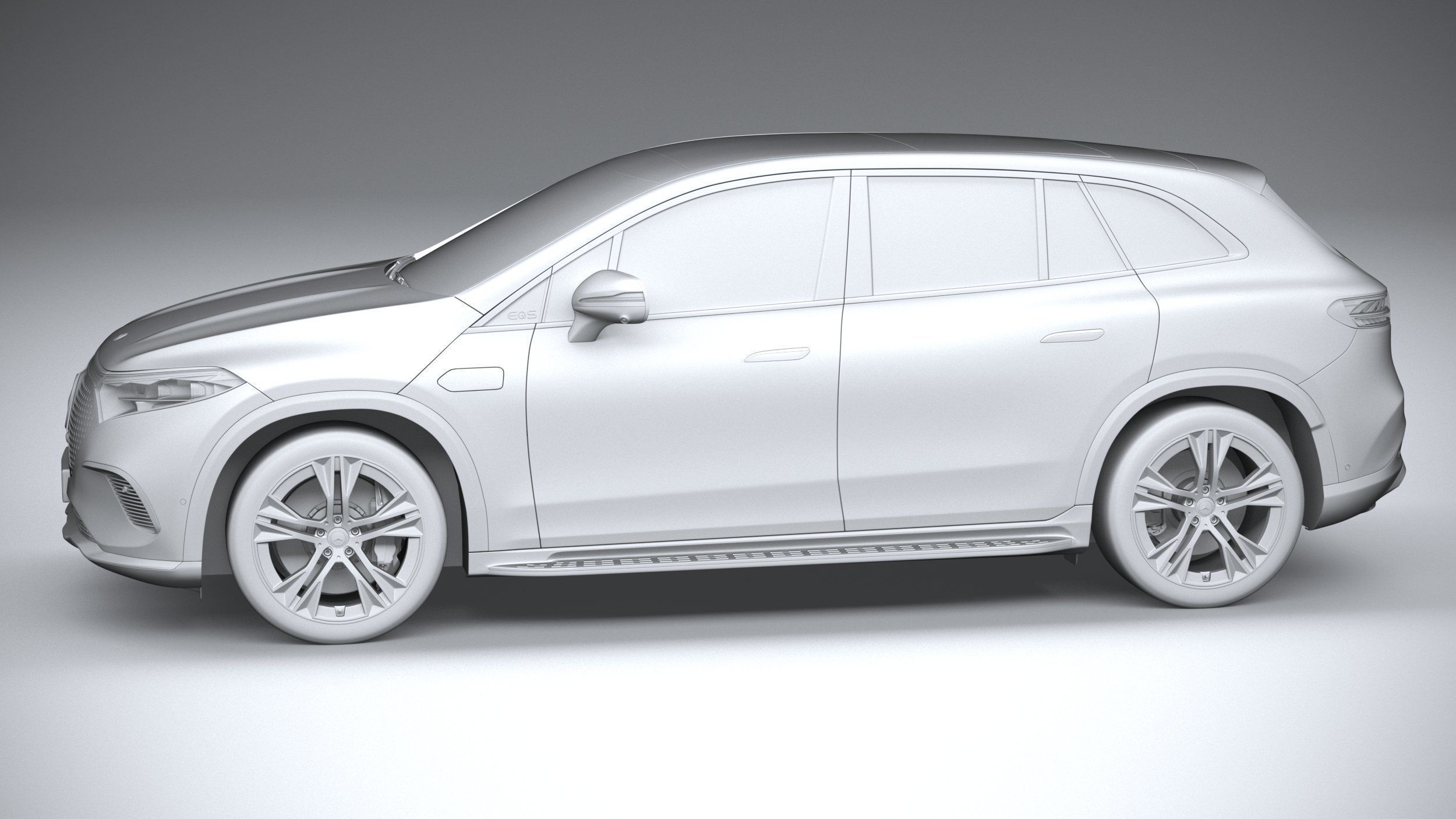 Mercedes-Benz EQS SUV Base 2023 3D model_22