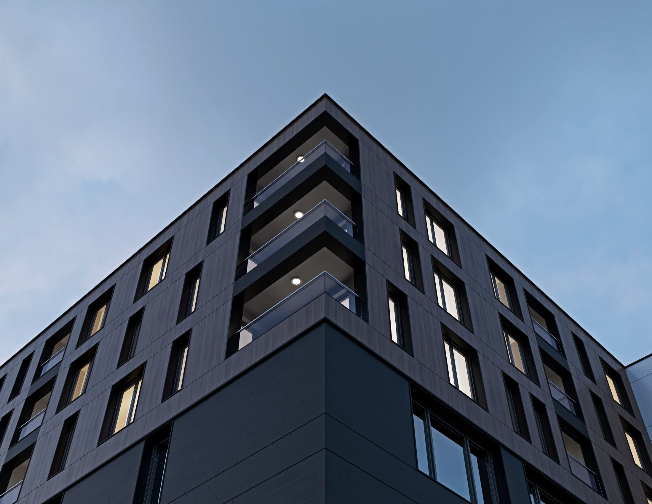 Residential and commercial buildings set - 3 3D Model Collection_8