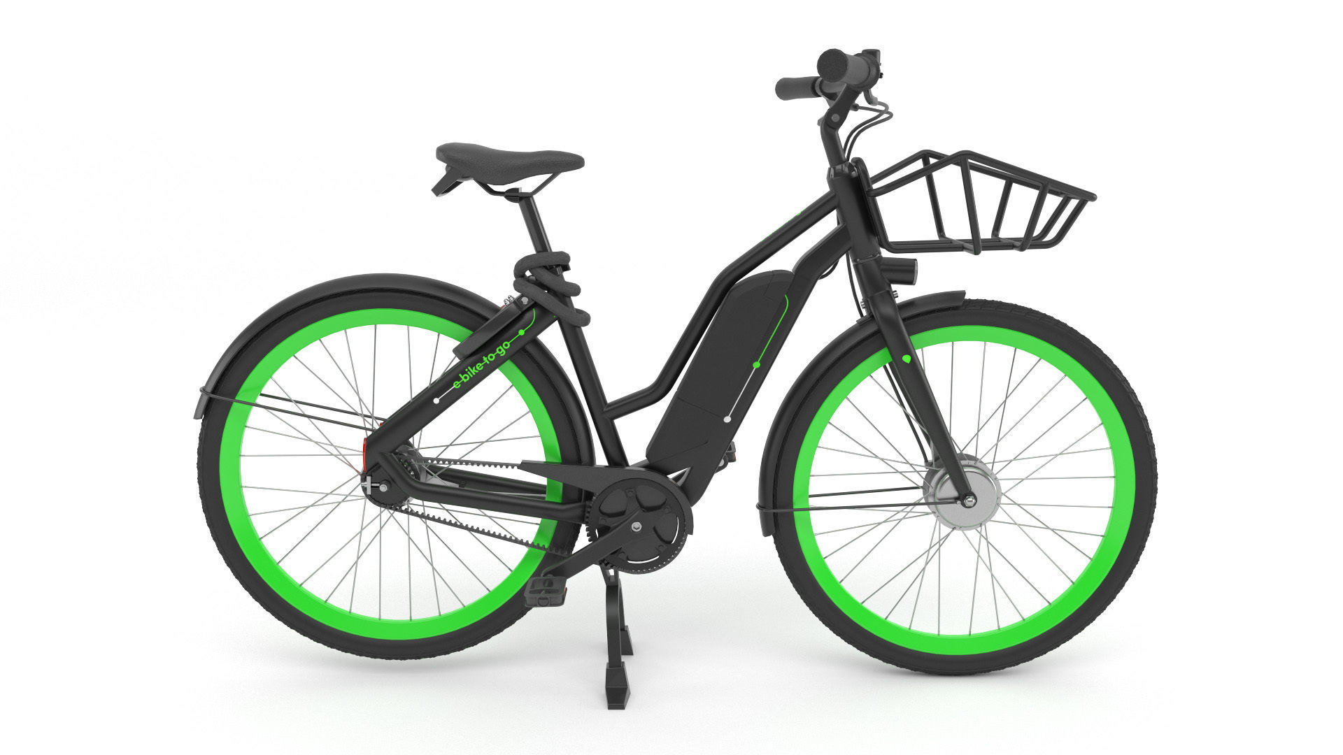 E-Bike-To-Go 3D Model electric bike 3D model_4