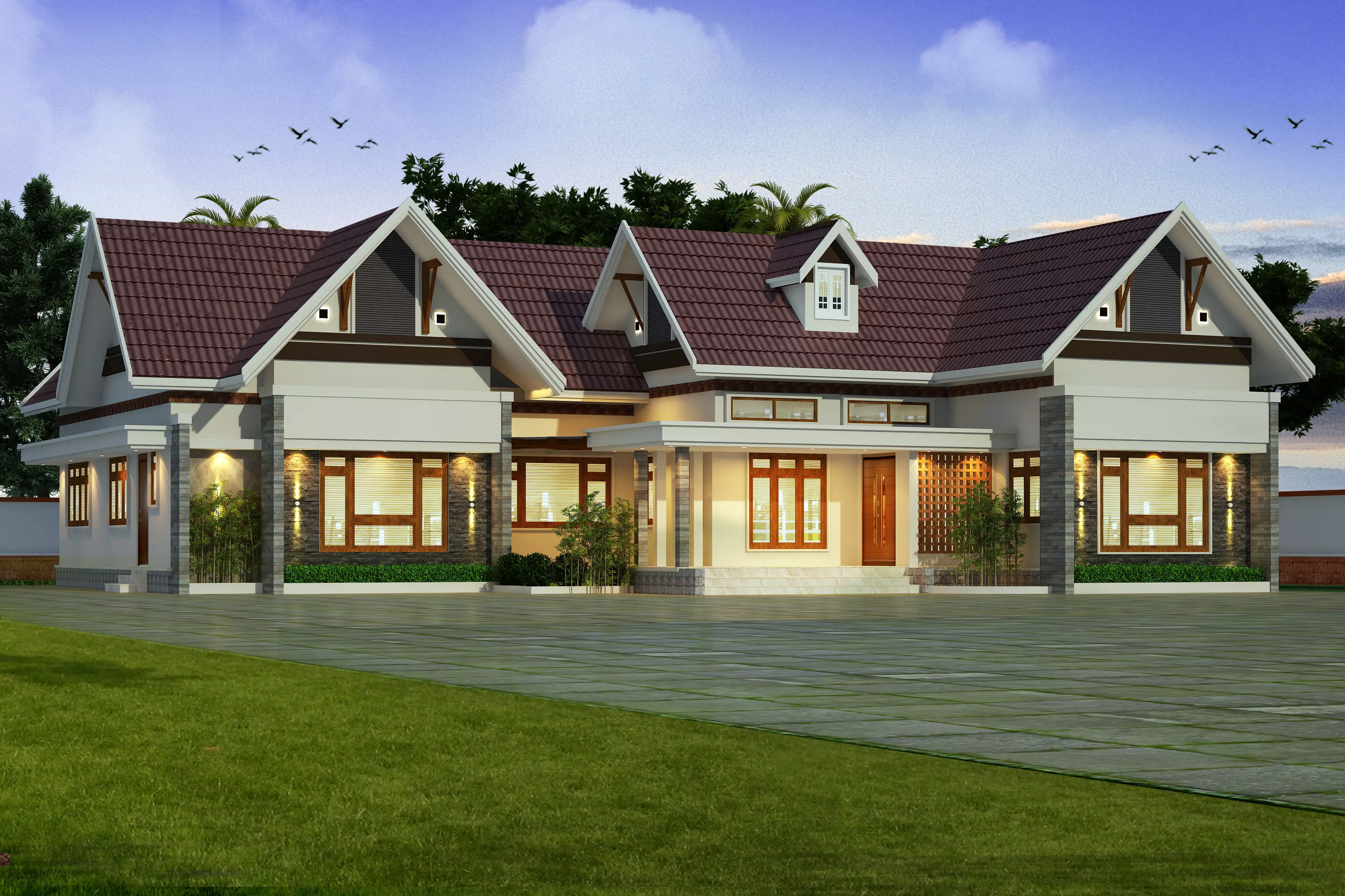 home design Low-poly 3D model_0