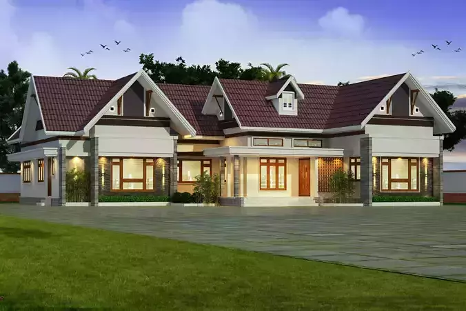 home design Low-poly 3D model