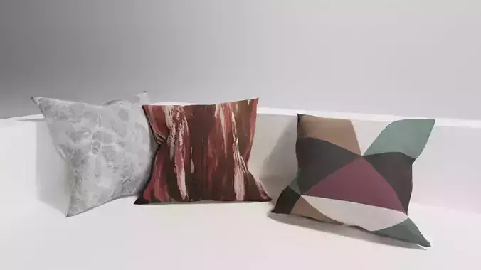 Shapespark low poly pillows kit -